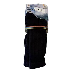 Smartwool Hike Size Large  Full Cushion Crew Sock NWT Navy Blue